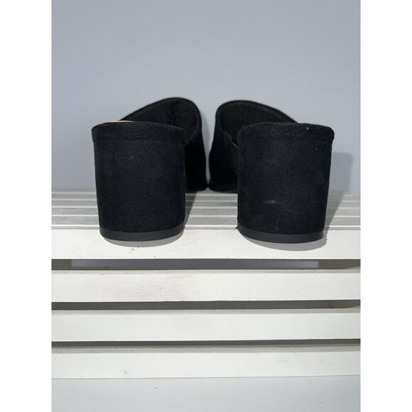 Liz Claiborne Shayla Shoes Womens Size 6 Embroidered Block Heel Slide Floral - Picture 5 of 6